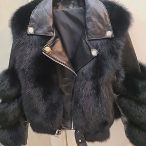 Real Fox Fur Coat